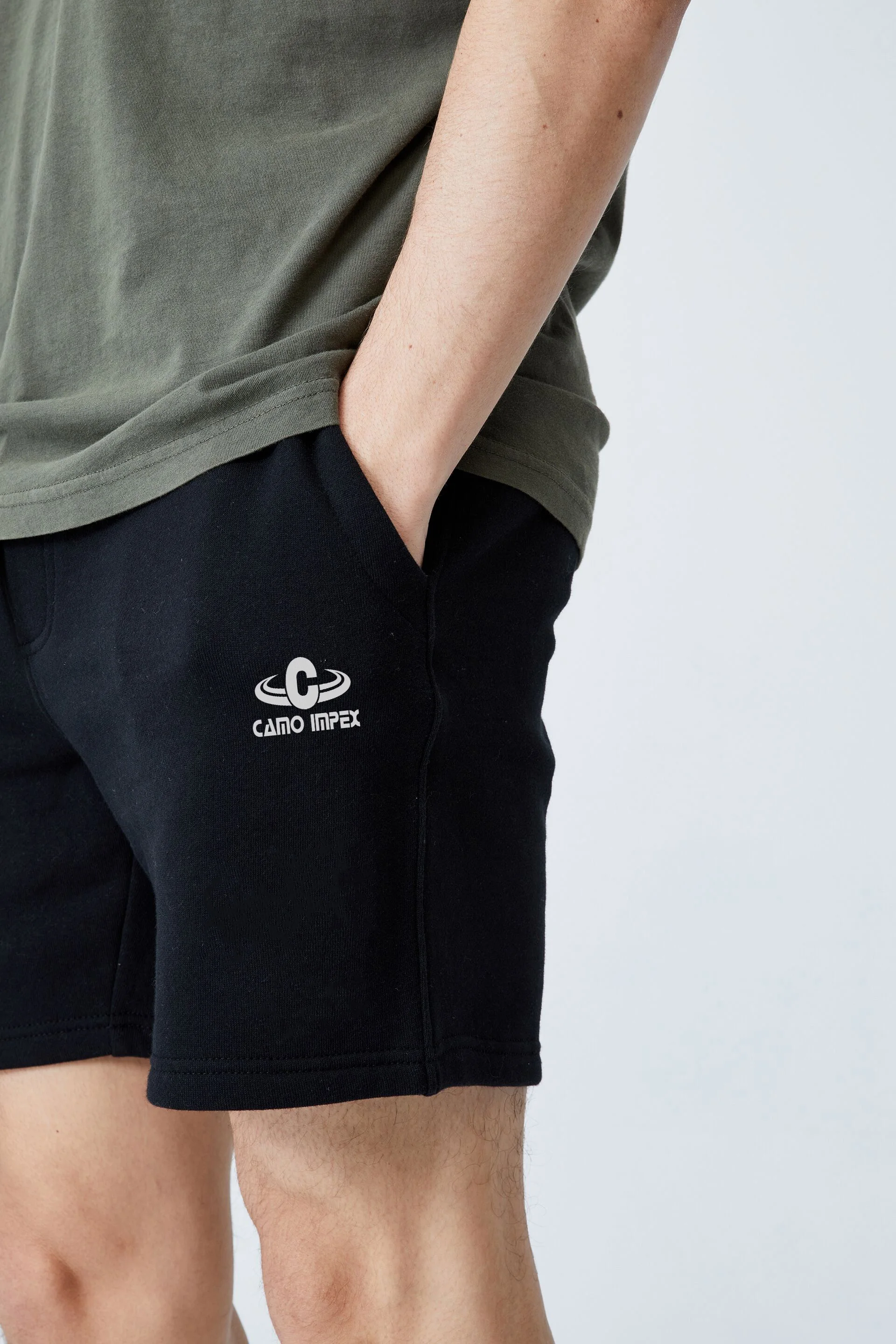 Men Sweat Board Net Swimming Casual Men Jogger Summer Designer Leather Short For Men With Custom Logo Manufactured By Camo Impex