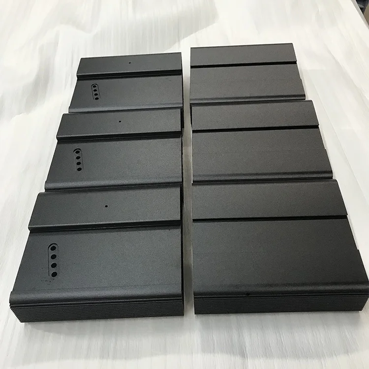 Черный светодиодный алюминиевый профиль для углового соединительного шкафа