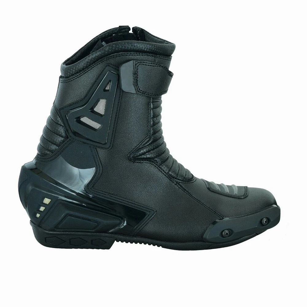 Новые стильные мотоциклетные ботинки кожаные гоночные на заказ по стандарту международного стандарта