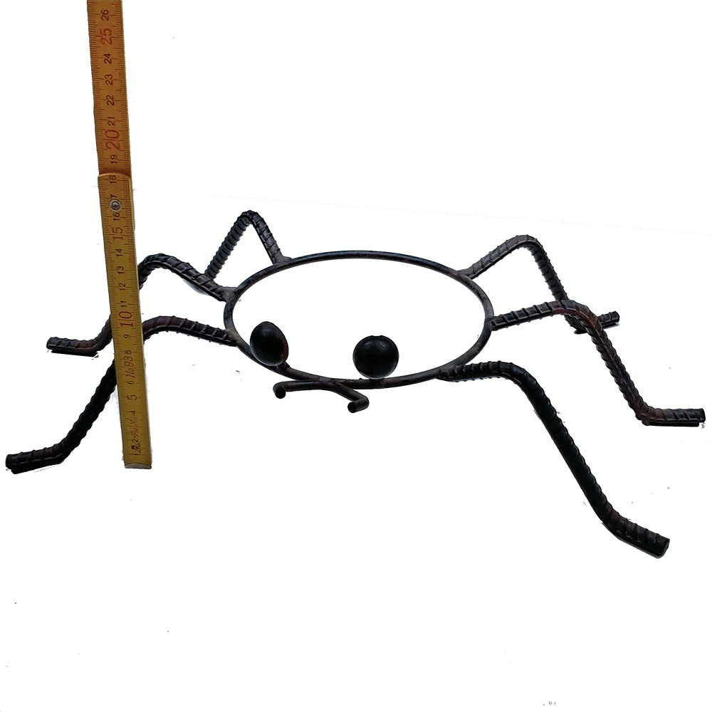  Высококачественный продукт в форме паука настольный цветочный горшок полка из железа для украшения дома и улицы