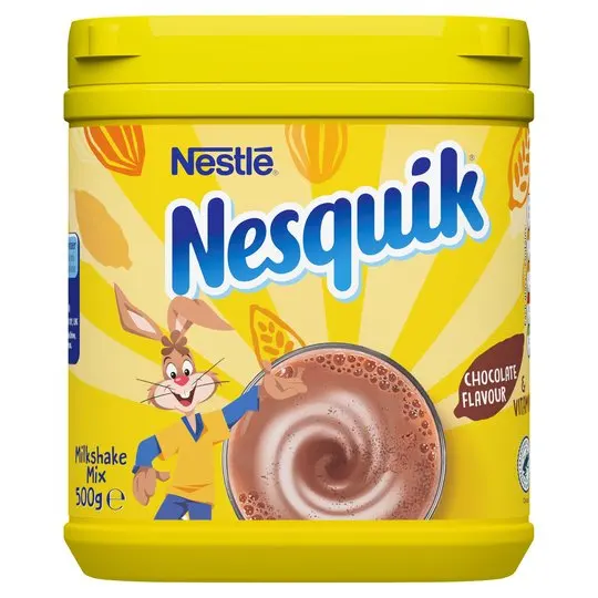 Nesquik Duo Cocoa And Vanilla Flavoured Crunchy Cereal Box 225g..