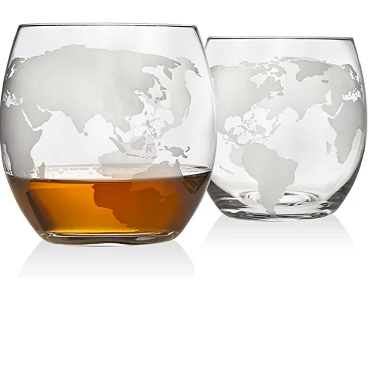 Globe decanter set borosilicate glass red wine glass whiskey glass