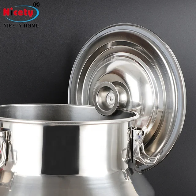  Nicety Stainless Steel 304 Wholesale Leak Proof Big Capacity Milking Pail Milk Bucket