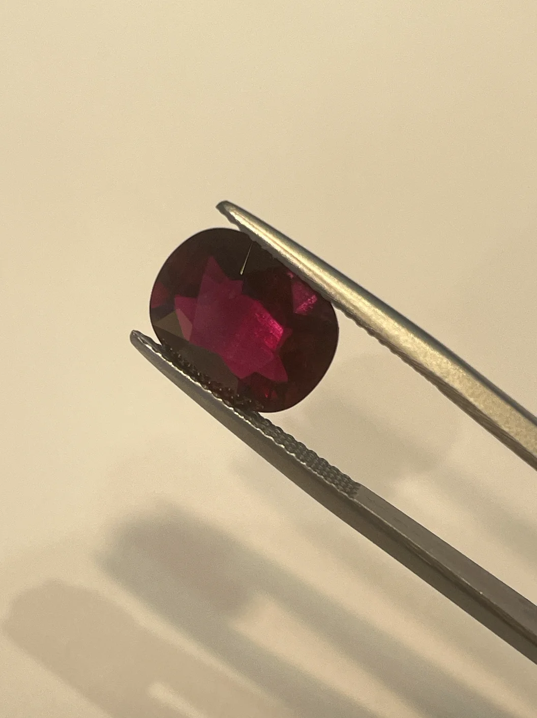 Ruby 5.03 Carats Pigeon Blood Red Mozambique No Heat Natural Ruby Cushion Cut Gemstone By Real Gems