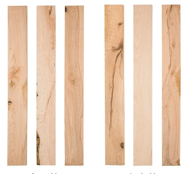 Древесина из бука/дуба/ясеня/красного дуба, толщина 26-50 мм