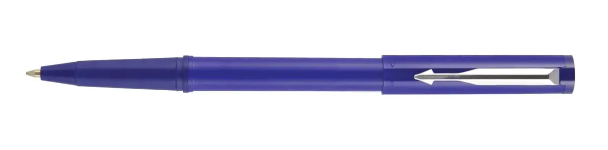 Шариковые ручки beta standard chrome trim blue color plastic body parker с индивидуальным логотипом Рекламные