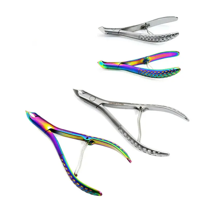 Podiatry Tool Kit 5 Piece Set with Concave Arrow and Flame Toenail Nippers Blacks File and Probe Eco-Friendly