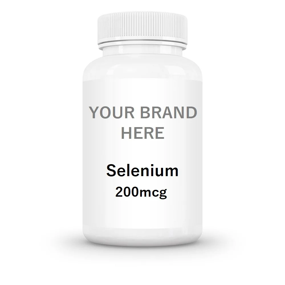 GMPc Selenium 200mcg Tablet Dietary Supplement 60ct Bottle or Bulk High Quality Made in USA Nutritional Supplement