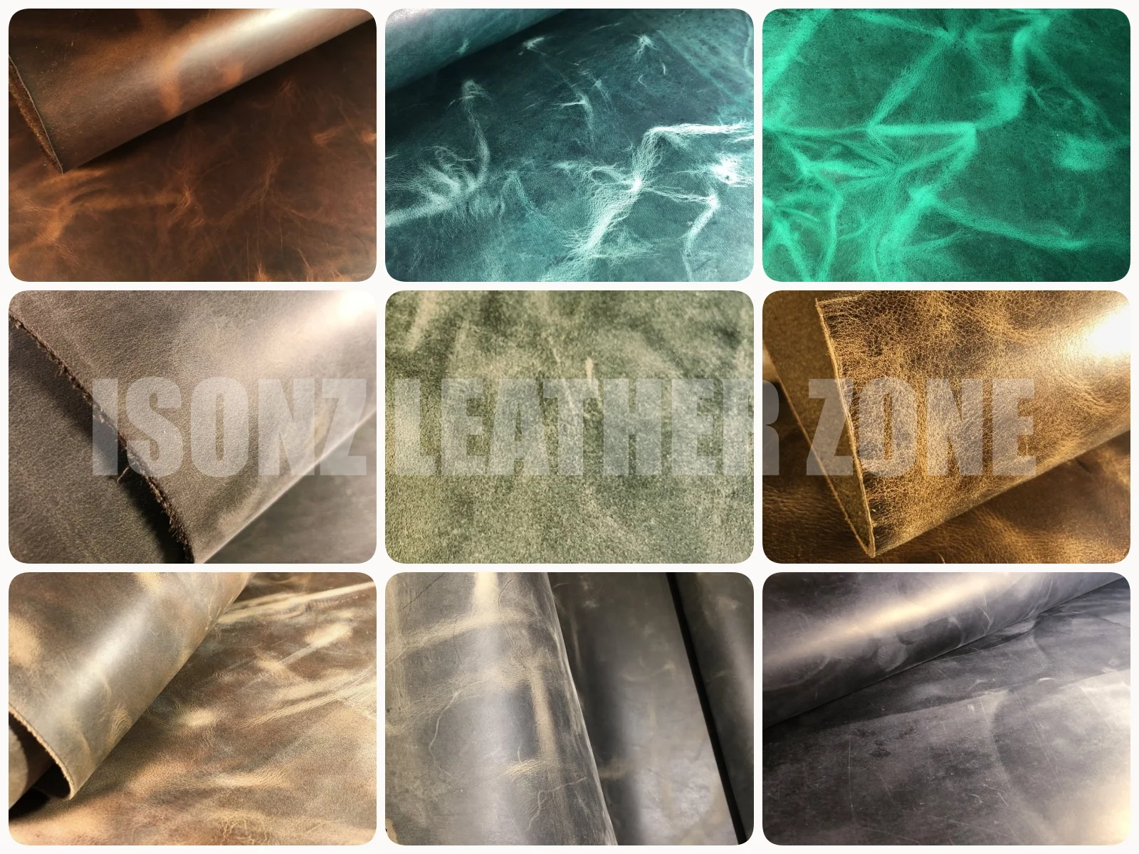 Cow Leather crazy horse leather for shoes pull up leather