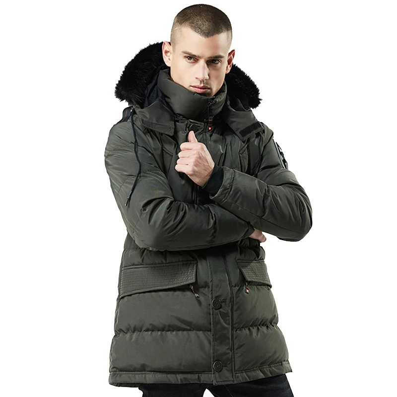 2022 New Fashion Goose Down Feather Shiny Bubble Men Puffer Jacket Coat