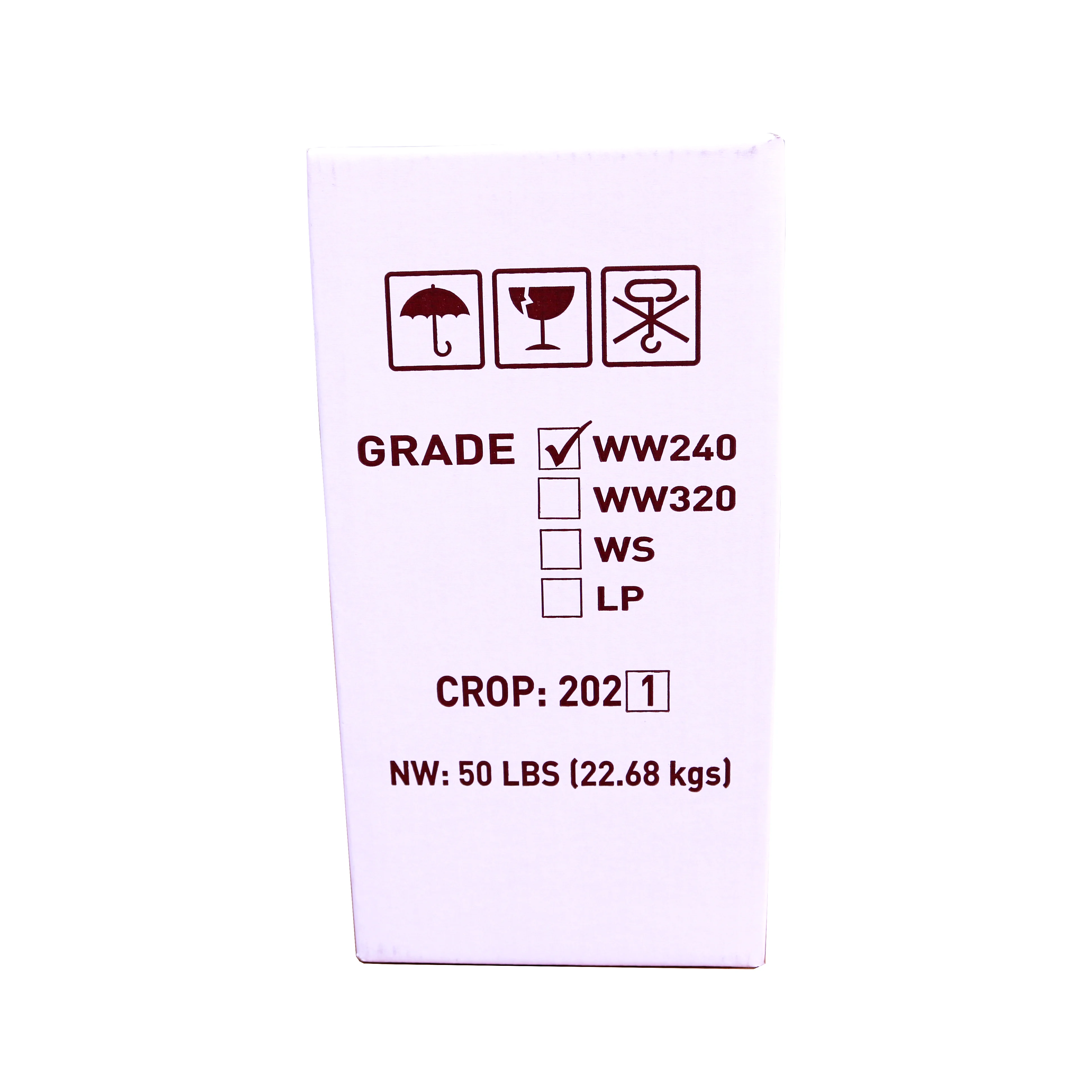 Organic W320 Vietnam Cashew Nuts Pack Bulk In Carton Natural Healthy Nutrition Net Weight 50LBS