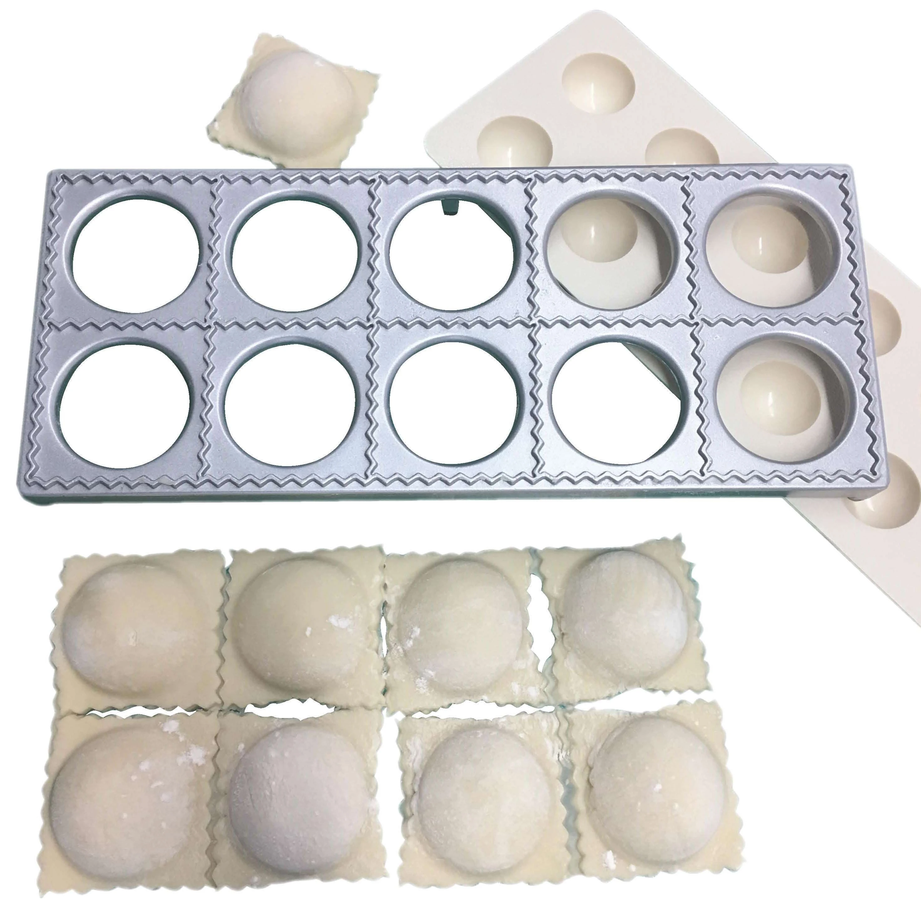 Профессиональный кухонный гаджет из нержавеющей стали, прочный лоток для равиоли, кондитерские инструменты