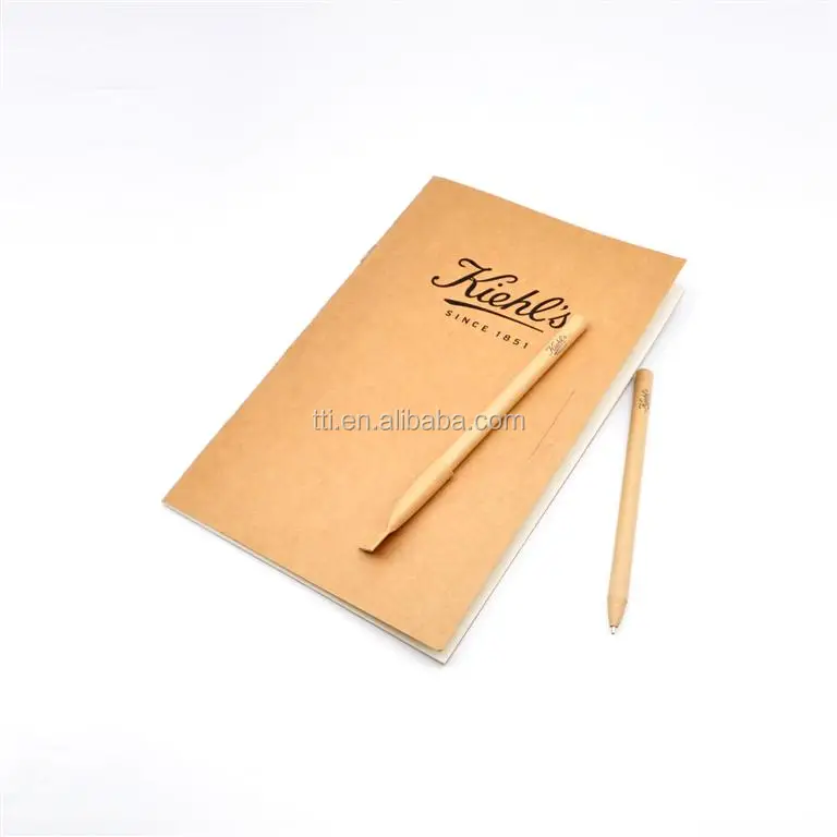 Креативные канцелярские товары ручка из переработанной бумаги и пластиковый зажим от заводов в Гонконге