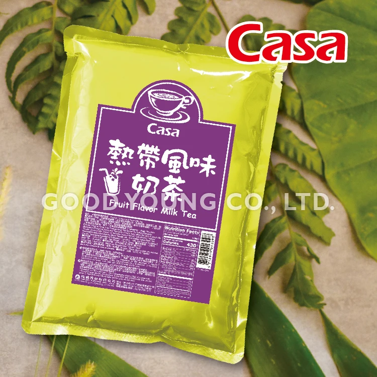 Good Young Tea Wholesale Bubble Tea Ingredients Fruit Flavor Milktea Powder