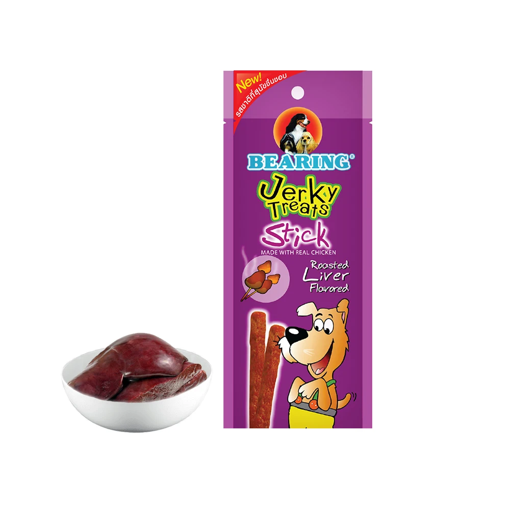 Bearing Jerky Treats Stick Pet Dog Snack 50g. # Grilled Chicken