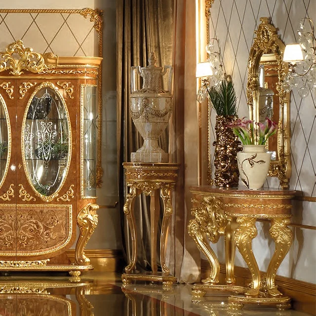 Роскошный Королевский деревянный консольный стол ручной работы для Grand Palace/классическая мебель из массива дерева