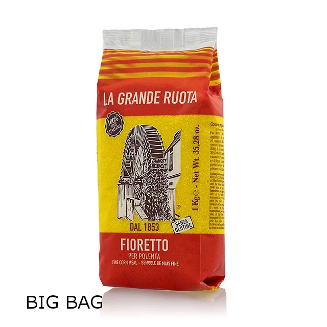 100% made in Italy Corn flour yellow for polenta  1bags/1 ton polenta ready in 45 minutes kosher glutenfree