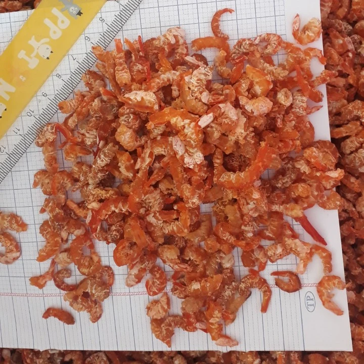 Хорошее качество и хорошая цена высокая питательная сухая креветка размер 2-4 см