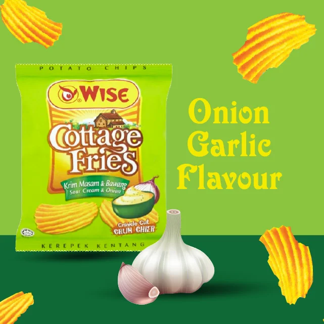 Sour Cream Onion Potato Chips Malaysia Green Healthy Halal Snack Vegetables Potato Chip