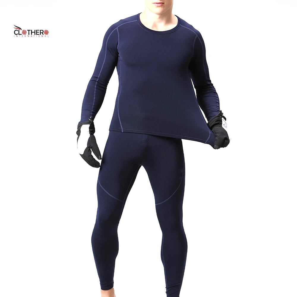 Factory Self Heated Man Female Wearing Hot Thermal Winter Underwear Clothes Suit