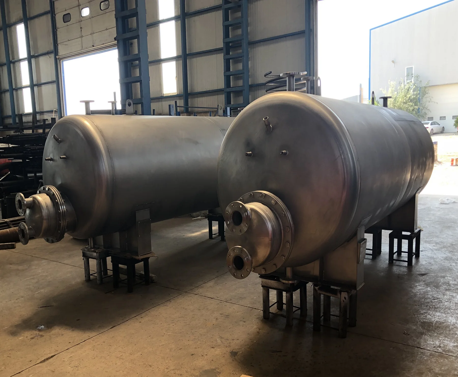 STAINLESS STEEL Boiler with Heat Exchanger 8T Tank CE CERTIFICATION burner gas Automatic System Induction Heating