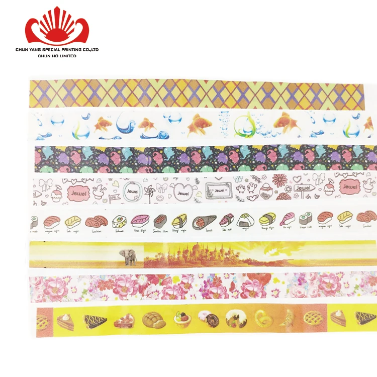 
Customized washi masking tape roll painting 