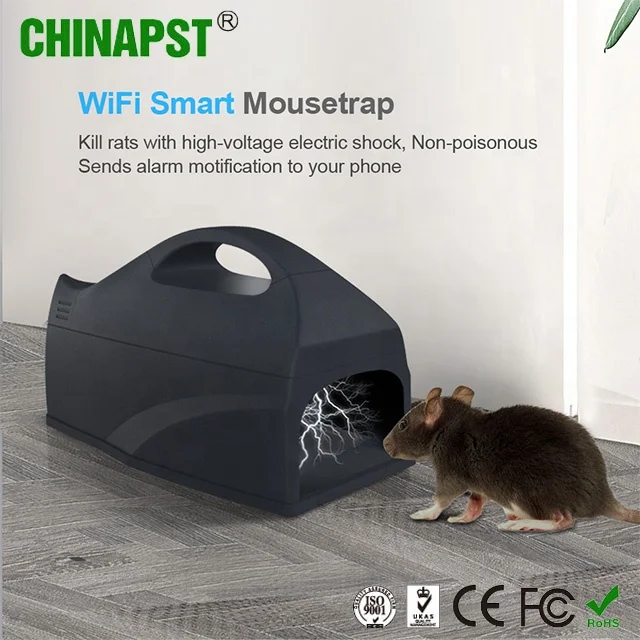  Chinapst Топ 10 Smartlife Wifi неядовитая крыса убийца Электронная ловушка для мыши