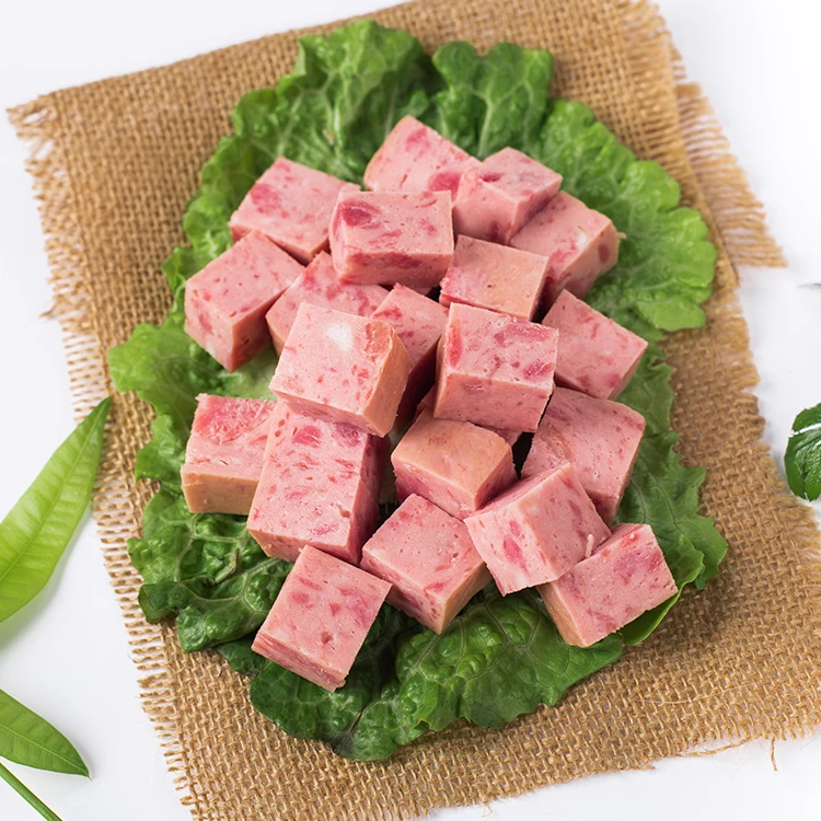 Free sample Easy Open Lid custom ham canned pork luncheon meat canned