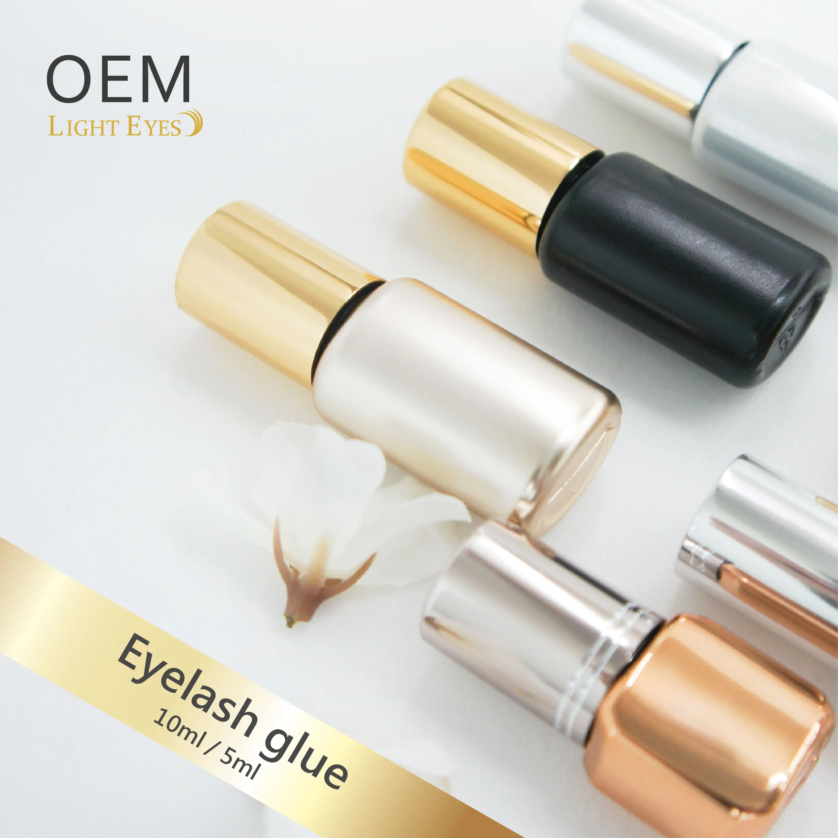 Hypoallergenic Strong Vegan Eyelash Glue 1 Second Private label For Eyelash Extension