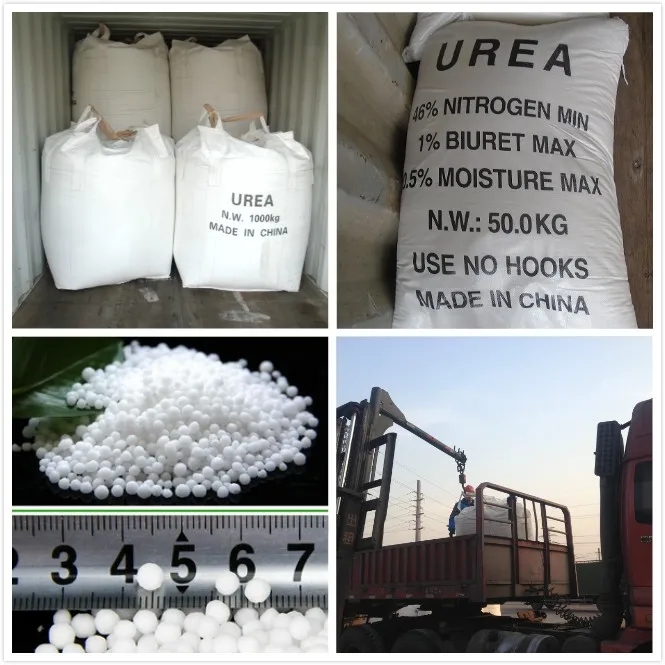 Nitrogen fertilizer urea prilled 46% in angricultural 0.85-2.8mm