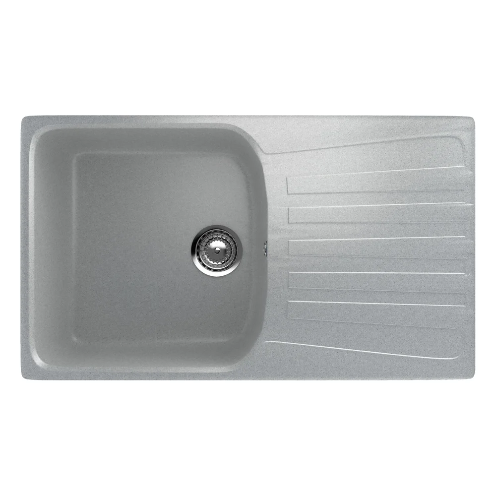 Quality composite kitchen sink ULGRAN U-203 artificial stone, rectangular kichen sink single bassin