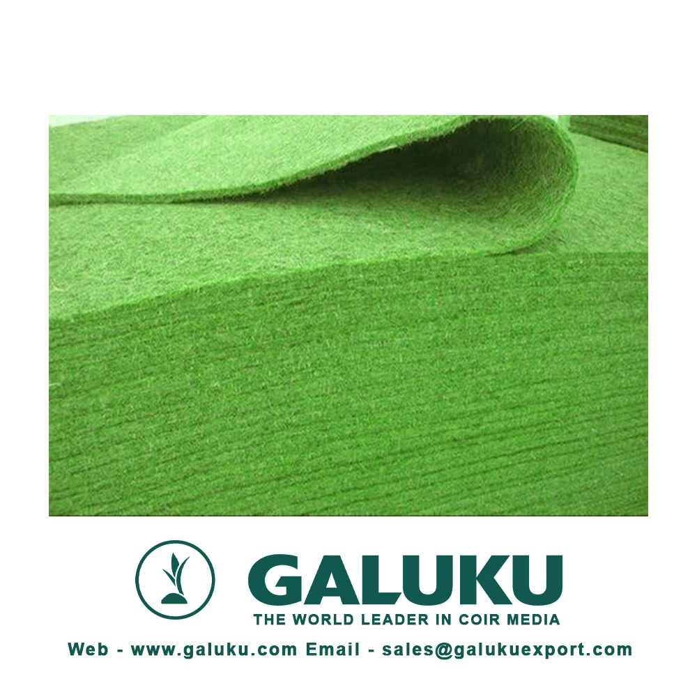Coir Pads from LK Maximum Width Is 210 Mm Natural Coir Fibre and Rubber Latex