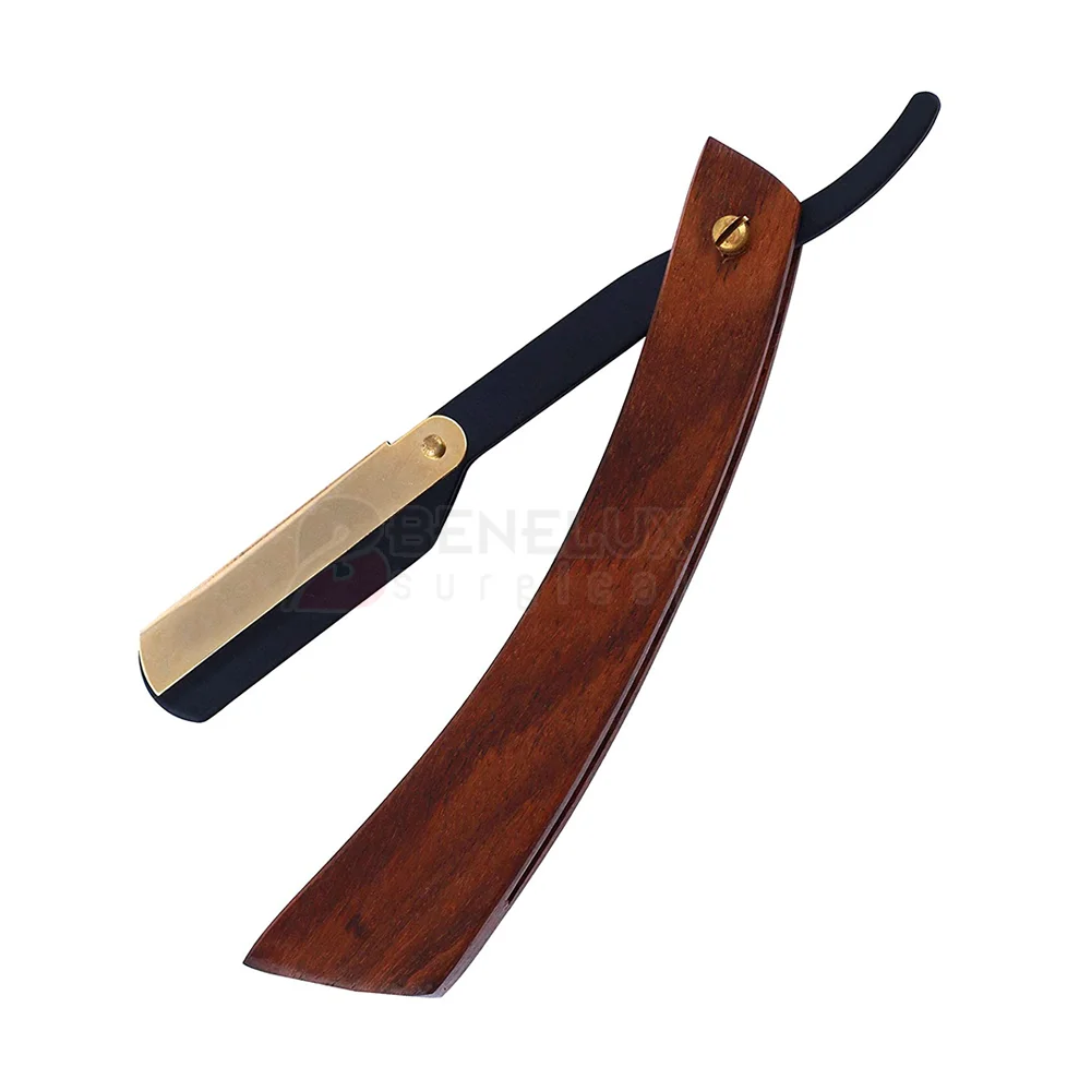 Складное лезвие для парикмахера из нержавеющей стали, бритвенный нож, инструменты для бритья бороды, прочная прямая Бритва для мужчин