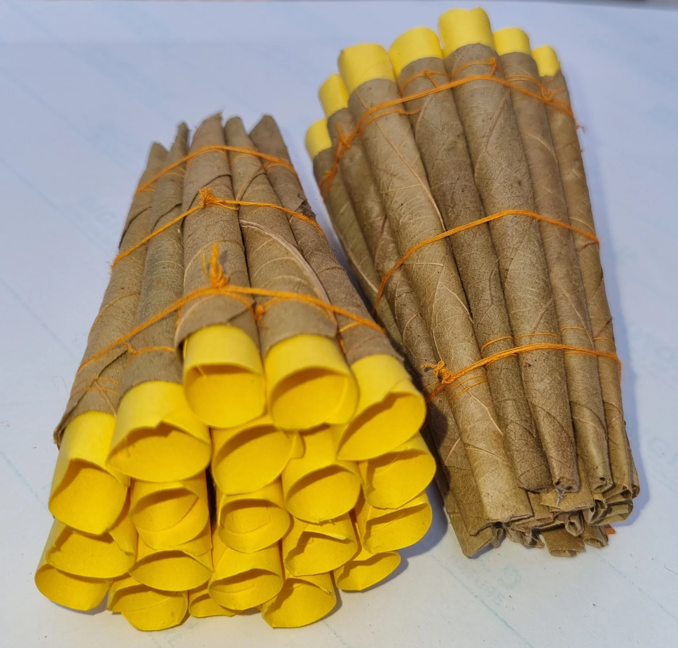 UN-Filtered .Pre Rolled Coromandel or Tendu Leaf Cones 88 mm.jpg