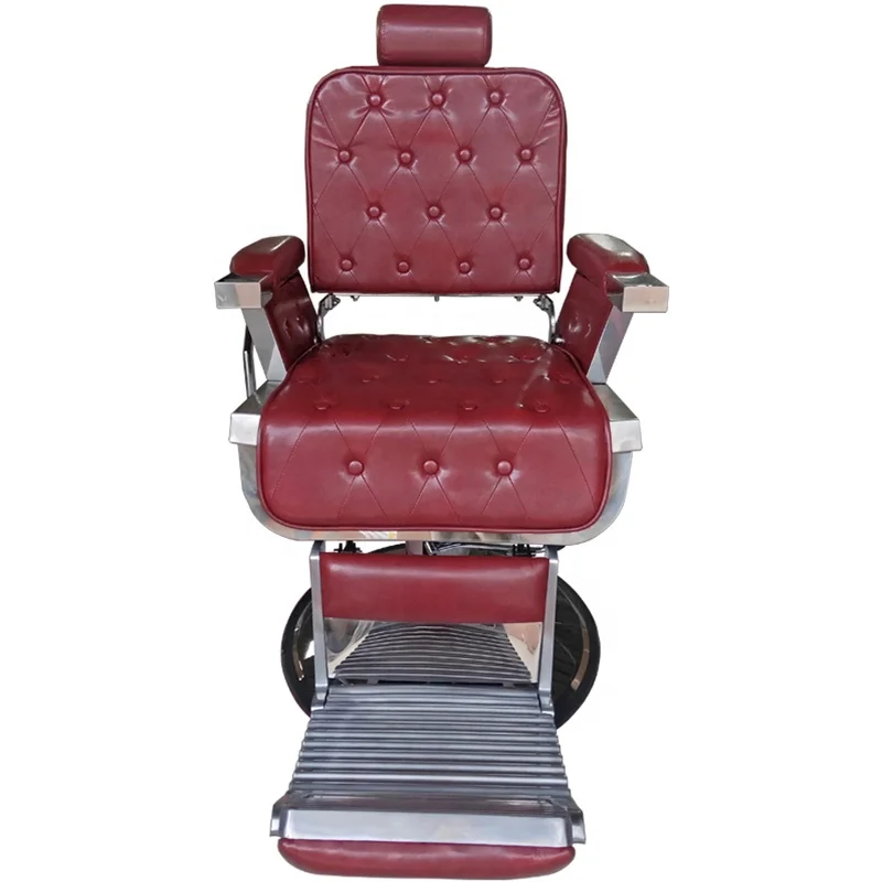 Great Foshan Factory Most Popular Black Red Used Salon Furniture Cheap Barber Chair For Sale
