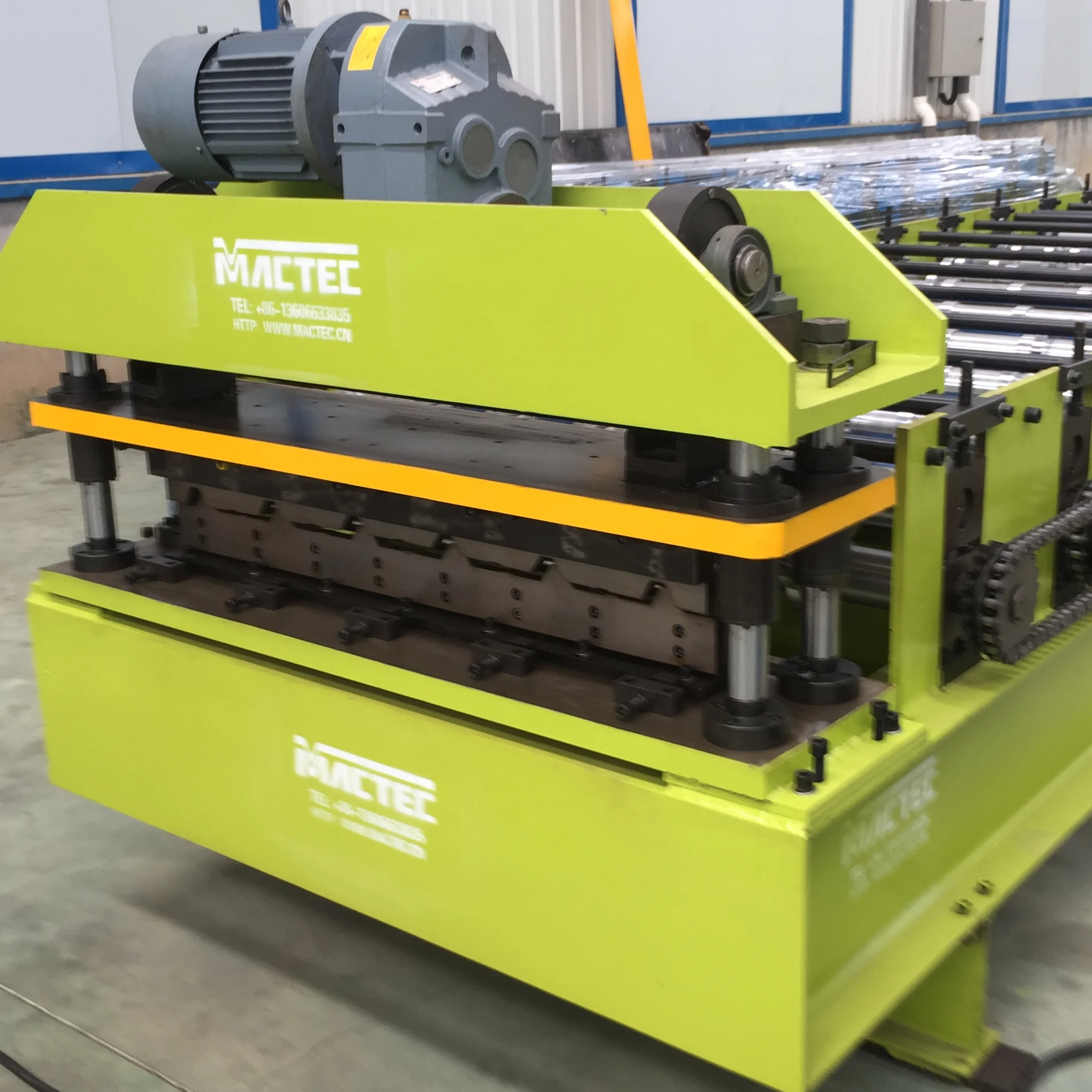 Longspan Trapezoidal Roll Forming Machine With SONCAP, CE, AND ISO Certification