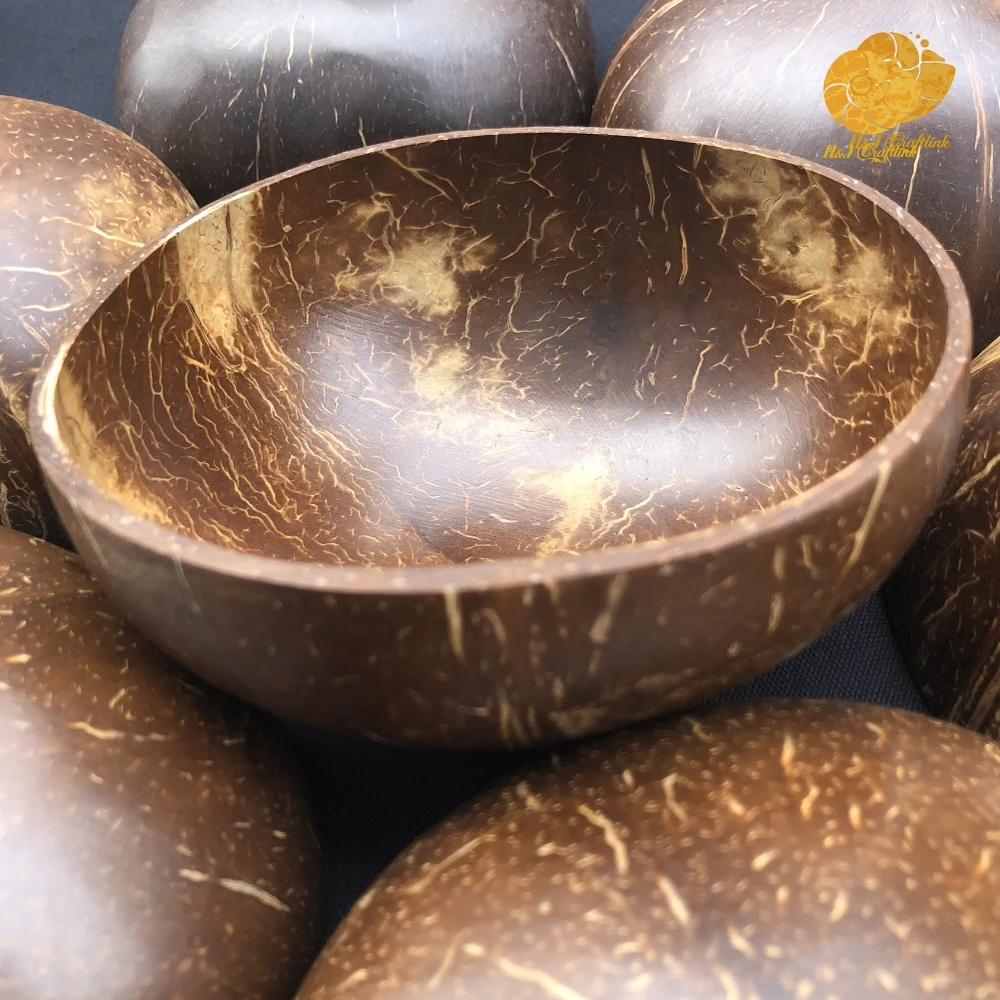 Best Selling Eco friendly Coconut Shell Bowl Coconut Shell Tableware Bowl Home Decoration Storage