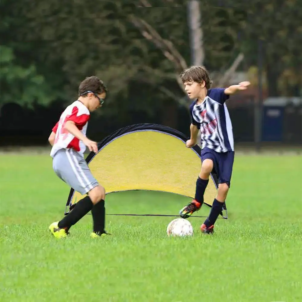 
Pepup Mini Football Foldable Goal Pop Up Set Quick Set up Football Gate Indoor & Outdoor Play Soccer Training Large 180x110 cms. 