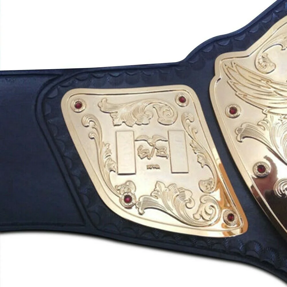 UWC World Heavyweight Wrestling Championship Belt 4mm plates