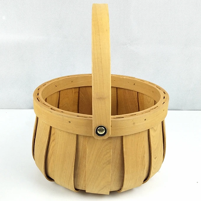 Wholesale cheap Wood Basket suppliers Gift Basket Easter Festival Easter Basket