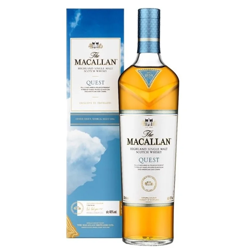 Scotland Pale Gold Soft Citrus Fruits Rounded Apple Lemon Nose Light Fruit Medium Sweet Finish Quest Single Malt Whisky