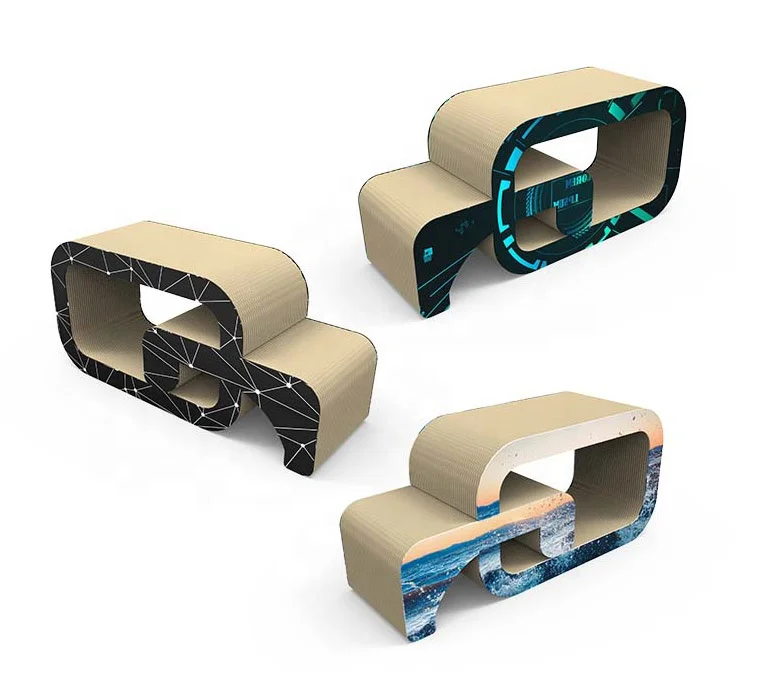 K0105 cardboard cat scratcher , corrugated cardboard cat scratcher , Cat Scratch Lounge