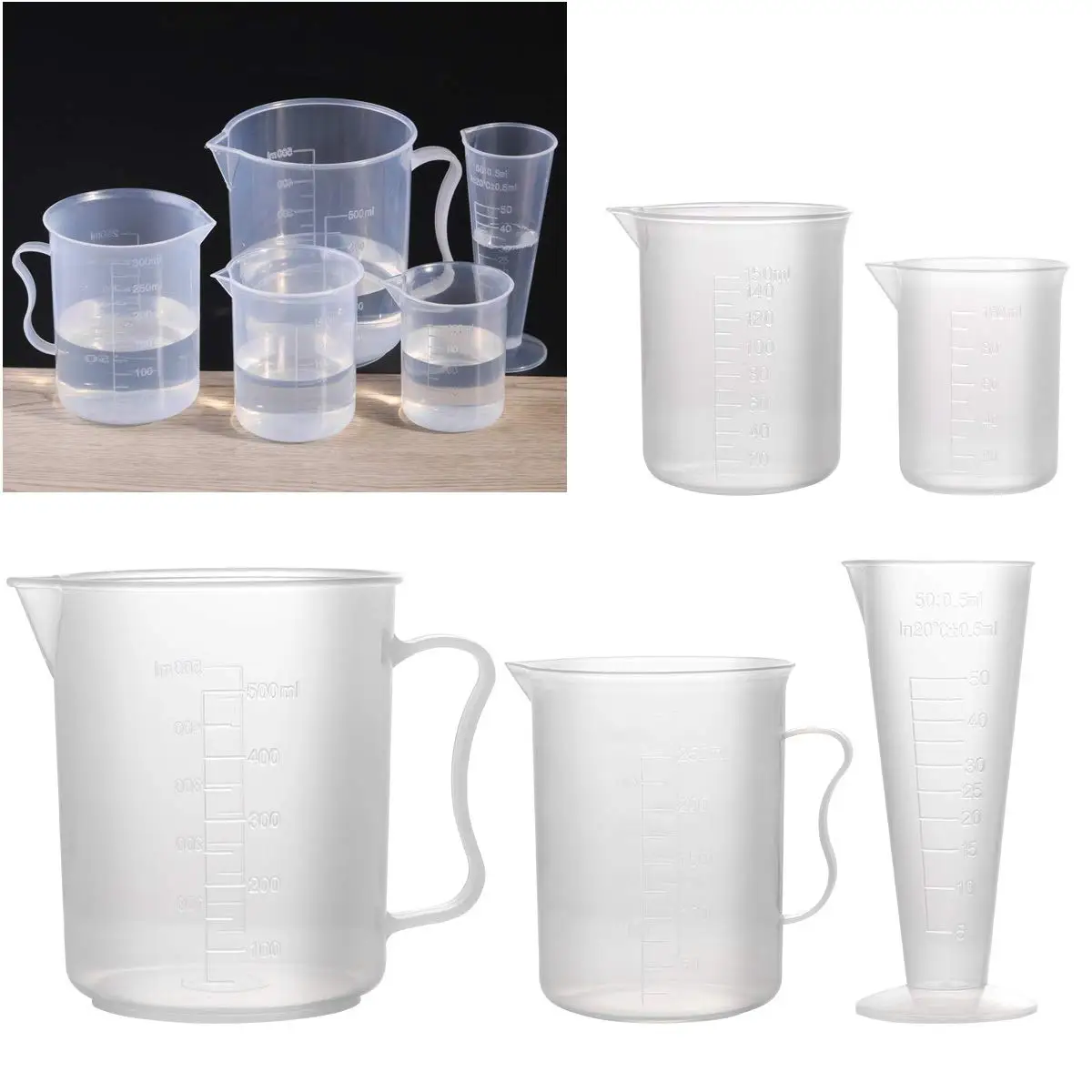 Лабораторные измерительные стаканы и ложки