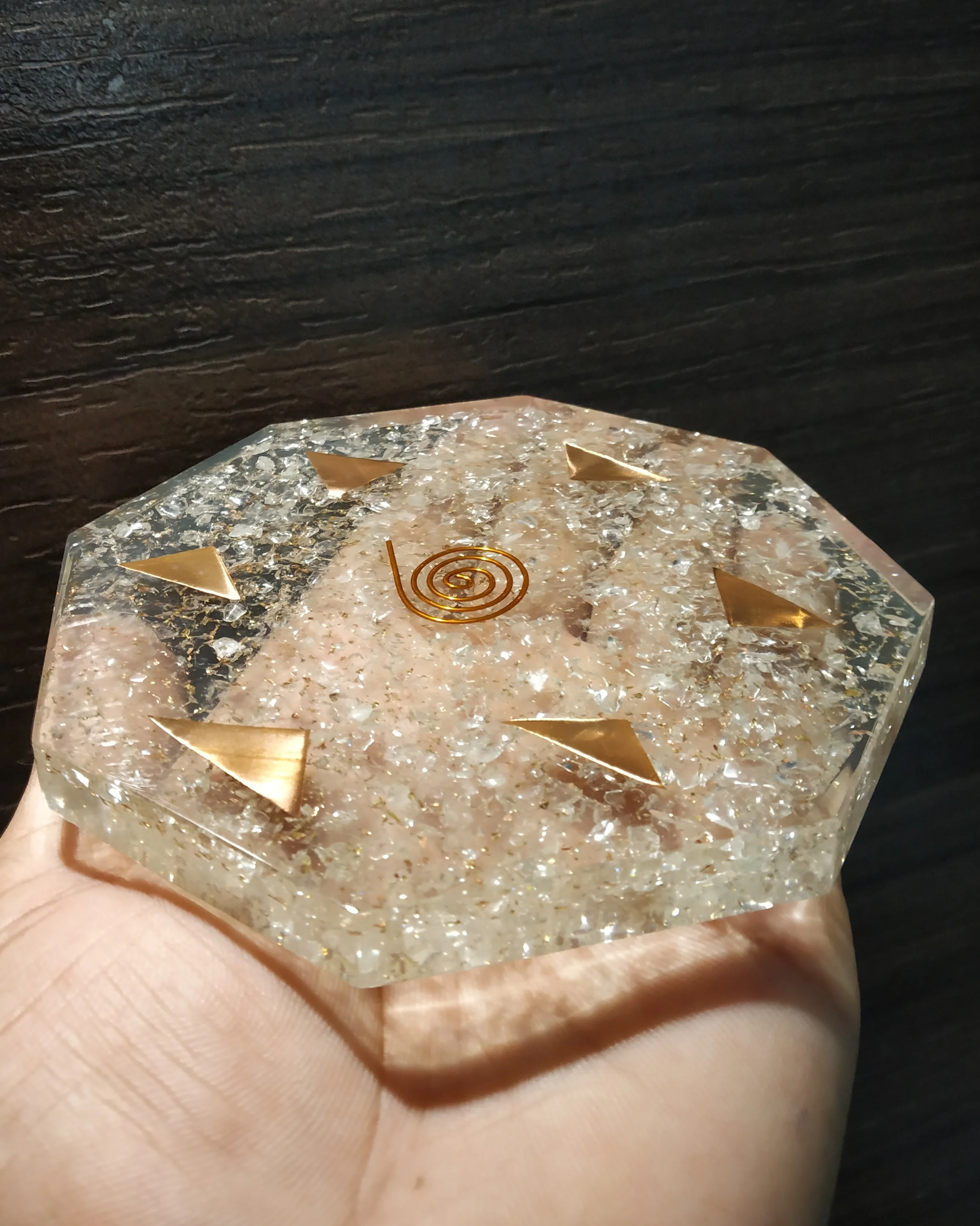 Clear Quartz Orgonite Coasters Wholesaler And Manufacturer Of Orgone Product Healing Orgonit Coaster For Sale Orgonite Balls