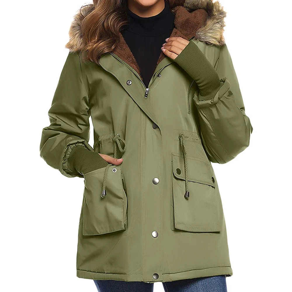 Парка с капюшоном из натурального меха женская длинная Модная белая зимняя куртка пуховик различных цветов лисьим мехом