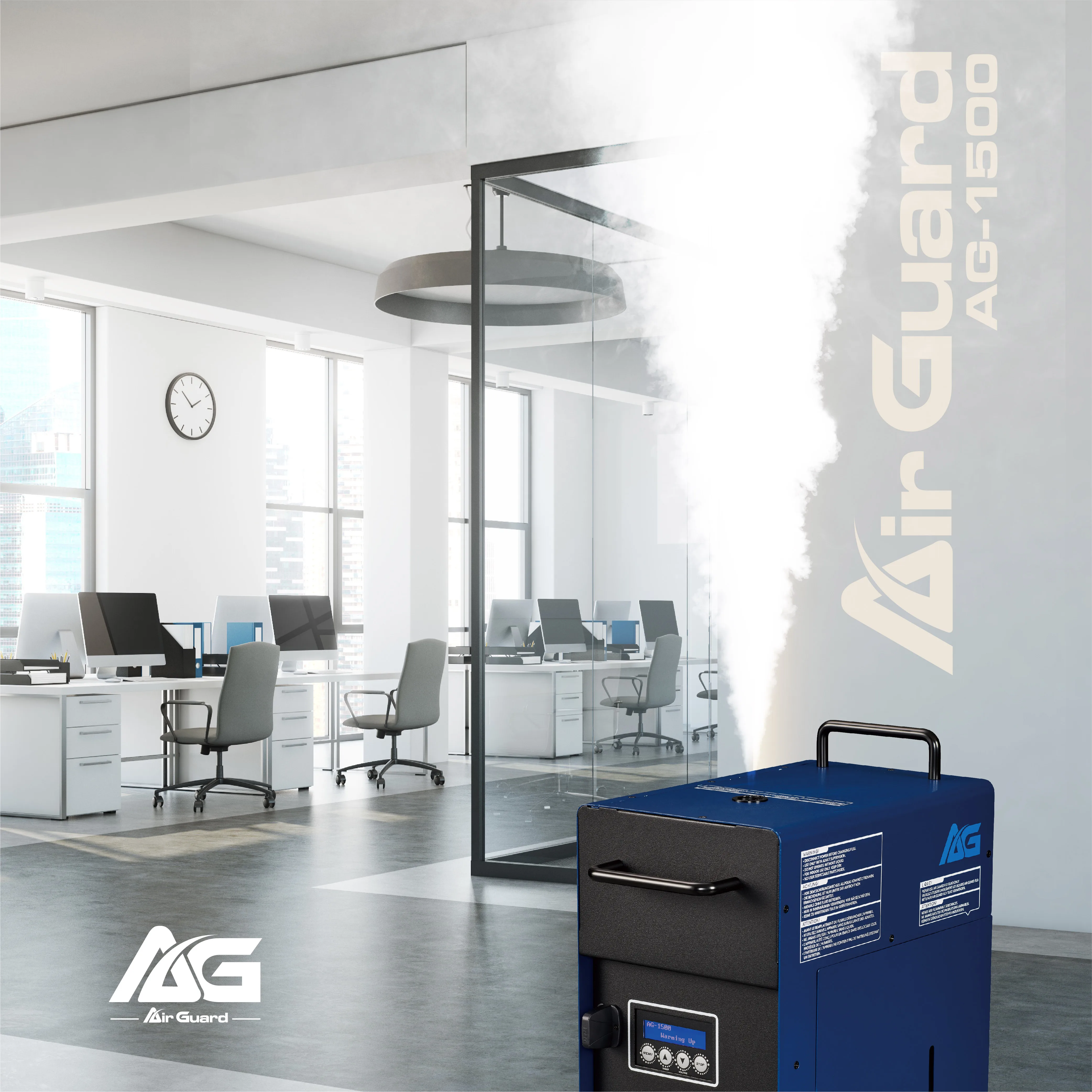 Professional Anti Virus 1200-1500W Taiwan Disinfection Spray Machine Sterilization Atomizer for office classroom