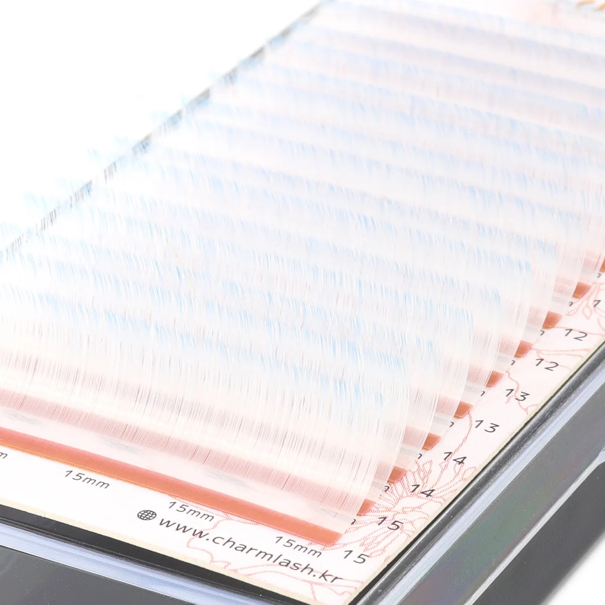 Цветные накладные ресницы лотки корейское волокно PBT океанские синие поставки частная этикетка полные полоски Вьетнам оптовая продажа