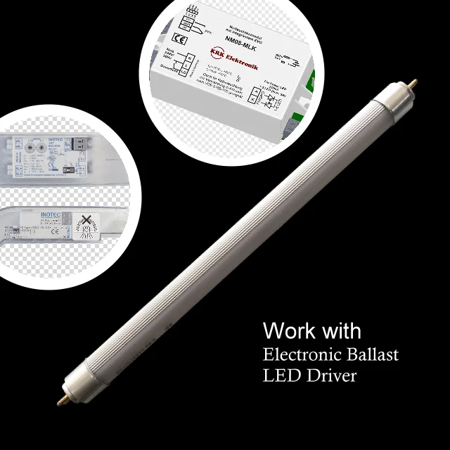 
LED retrofit T5 6W fluorescent tube 212mm 