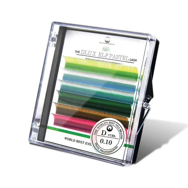 DLUX PROFESSIONAL ELF PASTEL LASH(6LINE) FROM KOREA  Factory Hot Sale eyelashes extension high quality eyelash-extension