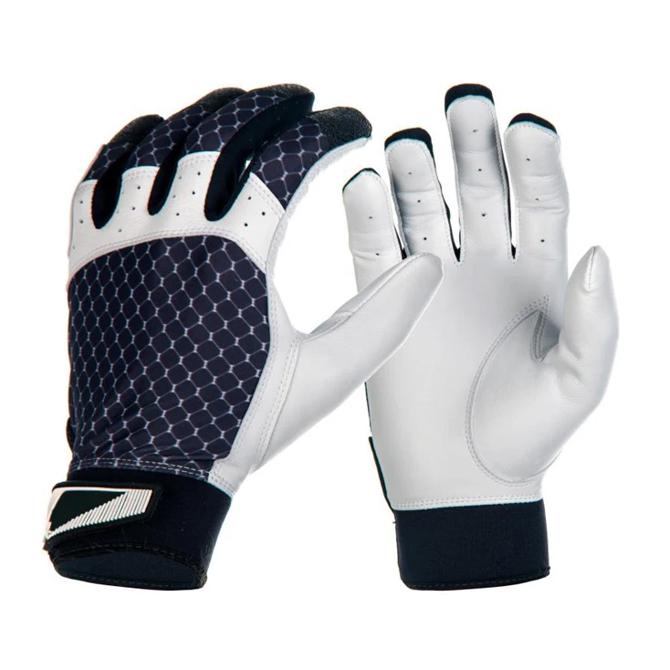
Best selling less price logo printed batting gloves 